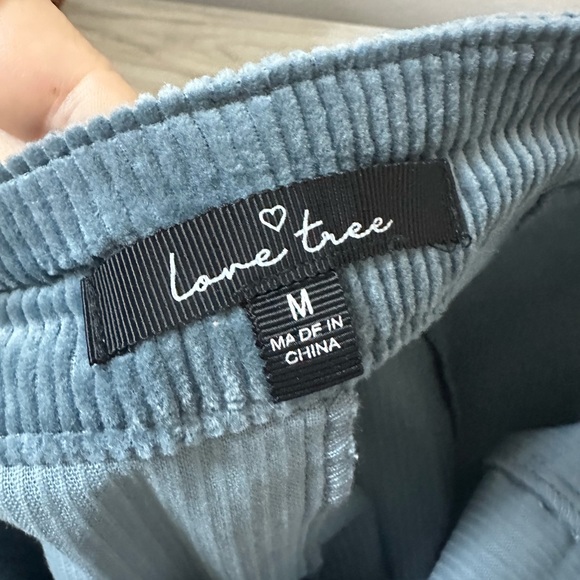 New blue corduroy mini skirt - Picture 4 of 4